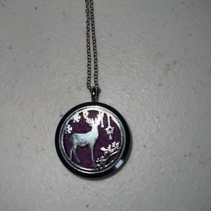 Deer essential oil necklace